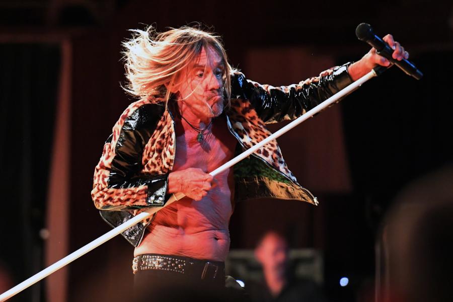 Iggy Pop podczas koncertu w Sydney, 15 kwietnia 2019 roku