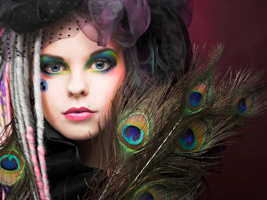 Modny Makijaż Na Sylwestra I Karnawał Make Up Jak Oczy Pawia