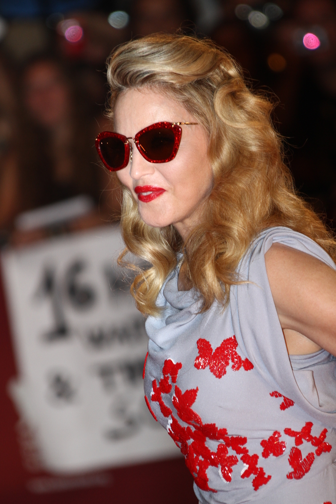 Madonna na premierze swego filmu "W.E" na festiwalu w Wenecji w 2011 roku