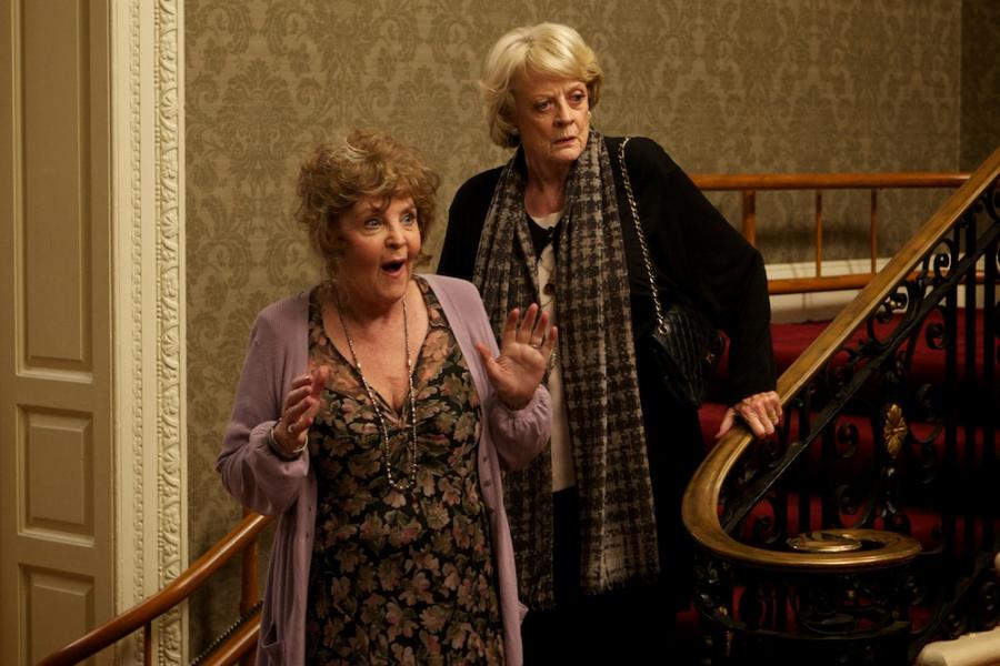 Pauline Collins i Maggie Smith w filmie "Kwartet"