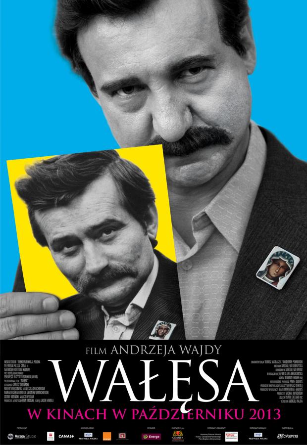 Robert Więckiewicz na plakacie teaserowym filmu "Wałęsa"