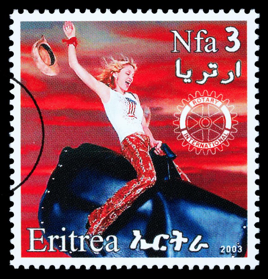 Madonna na znaczkach pocztowych