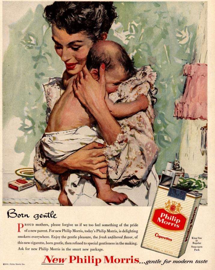 papierosy "Philip Morris", rok 1956