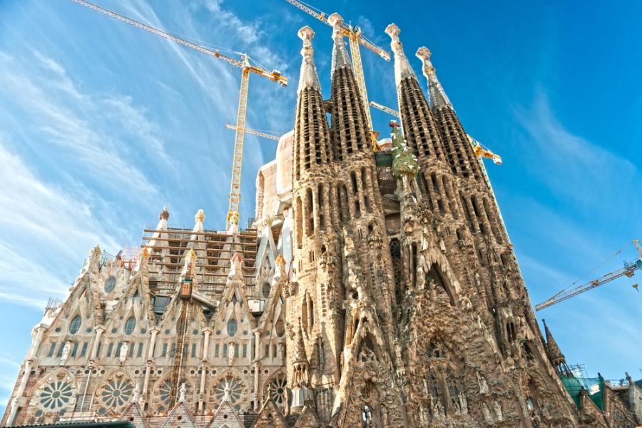 Sagrada Familia w Barcelonie, Hiszpania