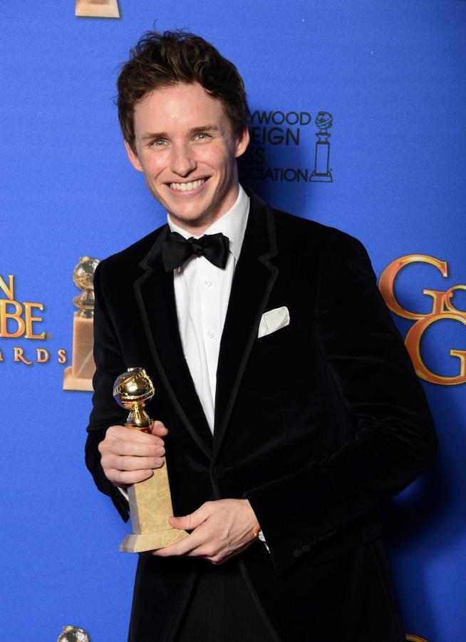 Najlepszy aktor w filmie dramatycznym:<br>Eddie Redmayne – "Teoria wszystkiego"