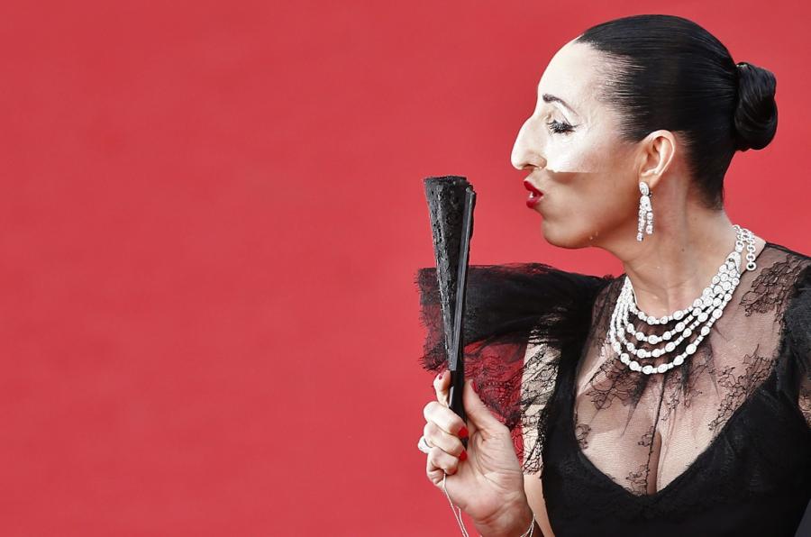 Rossy de Palma na festiwalu w Cannes