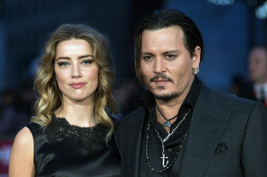 Johnny Depp i Amber Heard na premierze filmu "Pakt z diabłem"