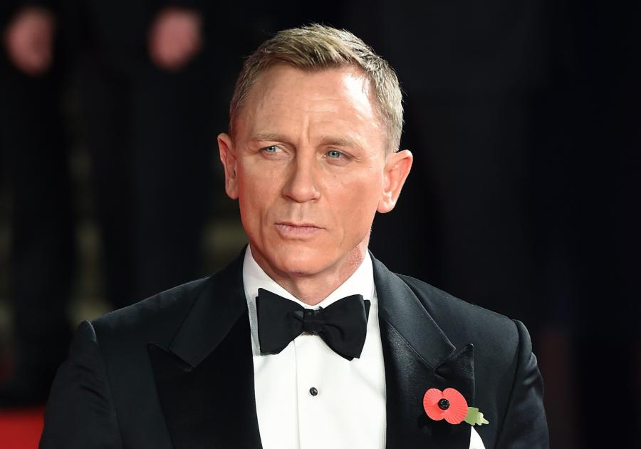 Daniel Craig na premierze "Spectre" w Londynie