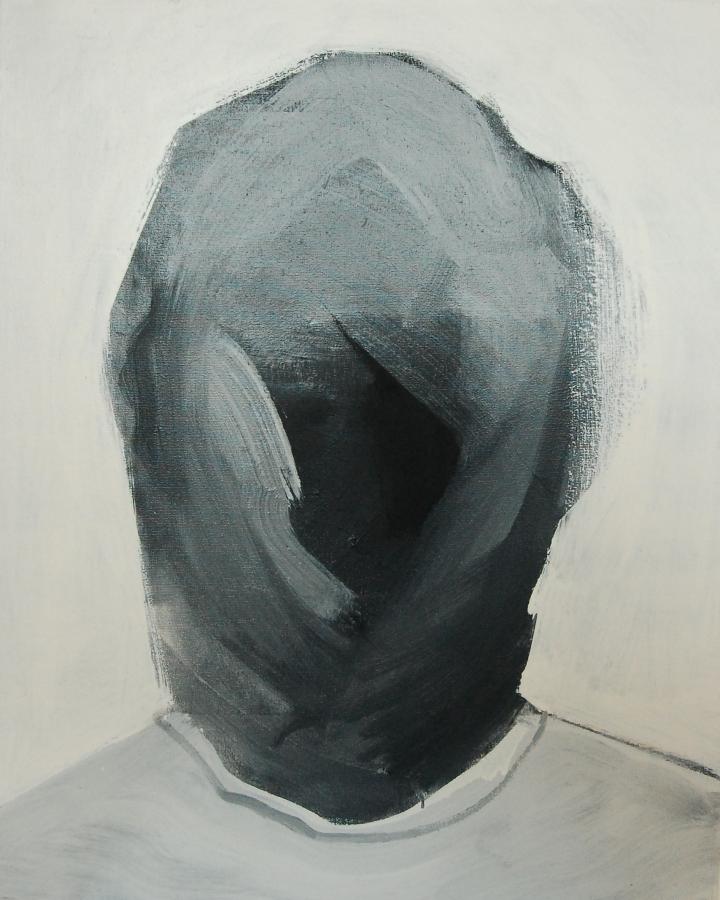 "Szkice do portretu 3", Cezary Bednarczyk, olej na płótnie, 50x40 cm
