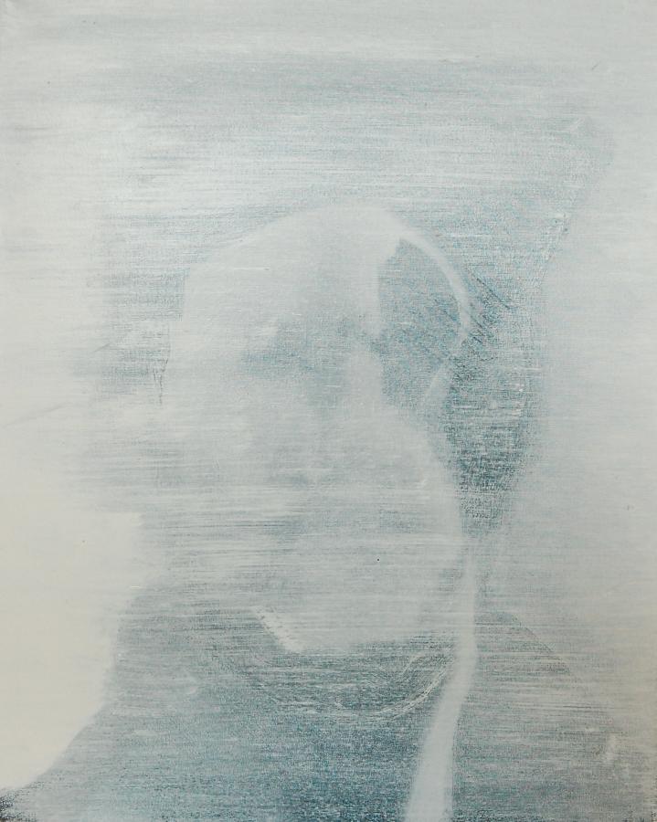 "Szkice do portretu 22", Cezary Bednarczyk, olej na płótnie, 50x40 cm