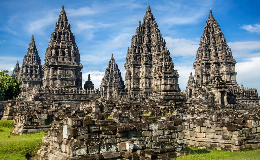 Prambanan i kościół w kształcie kury