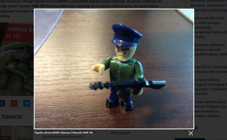 Klocki Dla Dzieci Oburzyły Ipn Poszło O Plastikowego Oficera Nkwd Z