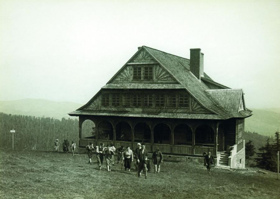 Schronisko pod Pikujem / Przedwojenne Bieszczady, Gorgany i Czarnyhora. Najpiękniejsze fotografie